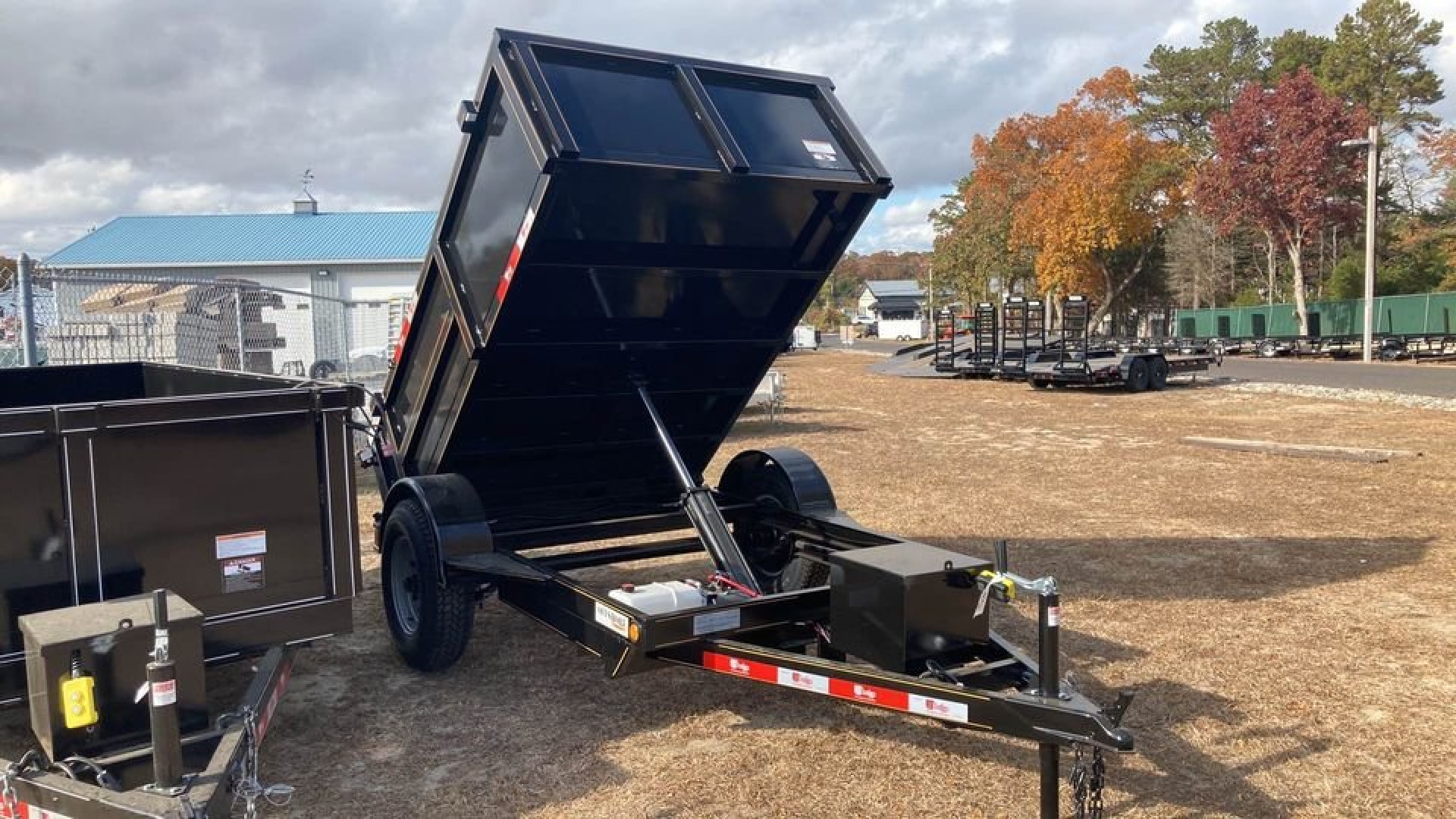 New 2025 P & T Trailers 5x8 Dump Trailer