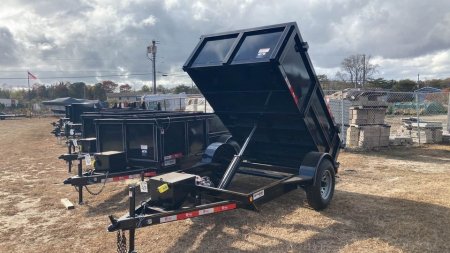 New 2025 P & T Trailers 5x8 Dump Trailer