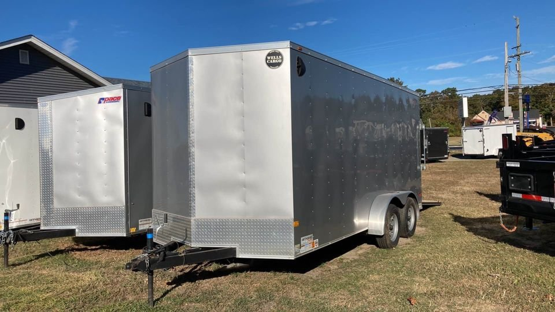 New 2023 Wells Cargo 7x16 Cargo / Enclosed Trailer