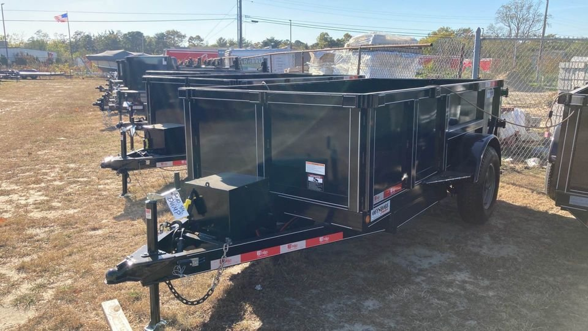 New 2025 P & T Trailers 5x10 Dump Trailer