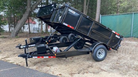 New 2024 P & T Trailers 5x10 Dump Trailer
