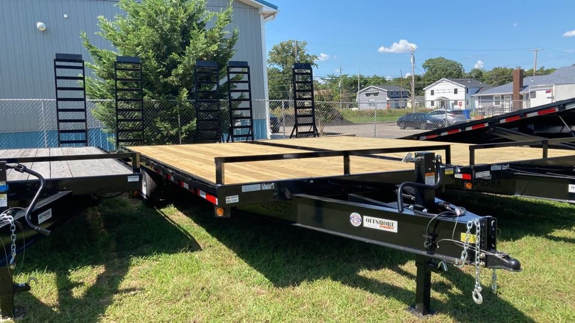 New 2025 Quality Steel and Aluminum 102x20+4 Equipment Trailer