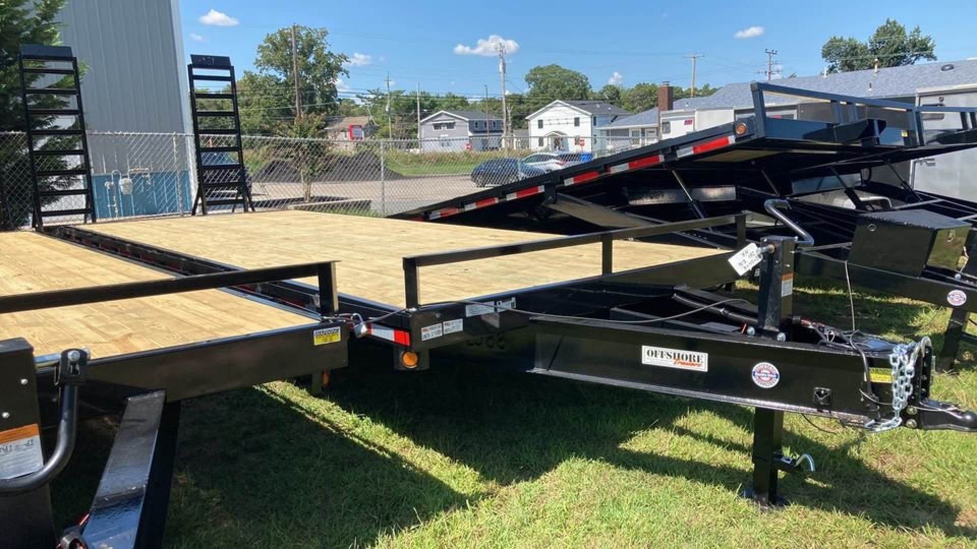New 2025 Quality Steel and Aluminum 102x20+4 deckover Equipment Trailer