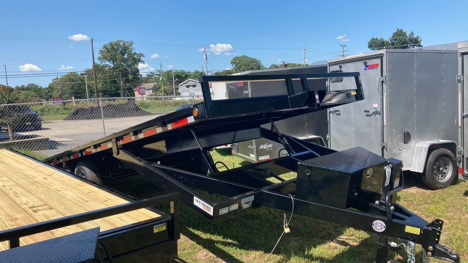 New 2025 Quality Steel and Aluminum 102x20+4 deckover Equipment Trailer