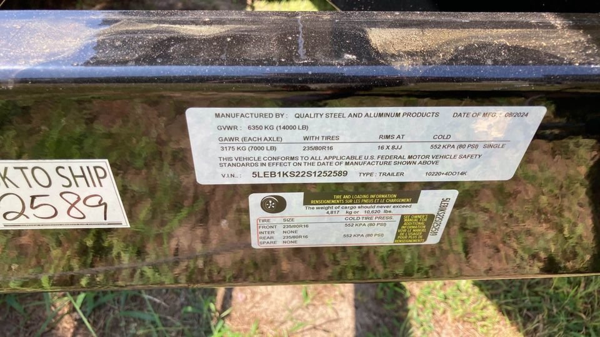 New 2025 Quality Steel and Aluminum 102x20+4 deckover Equipment Trailer