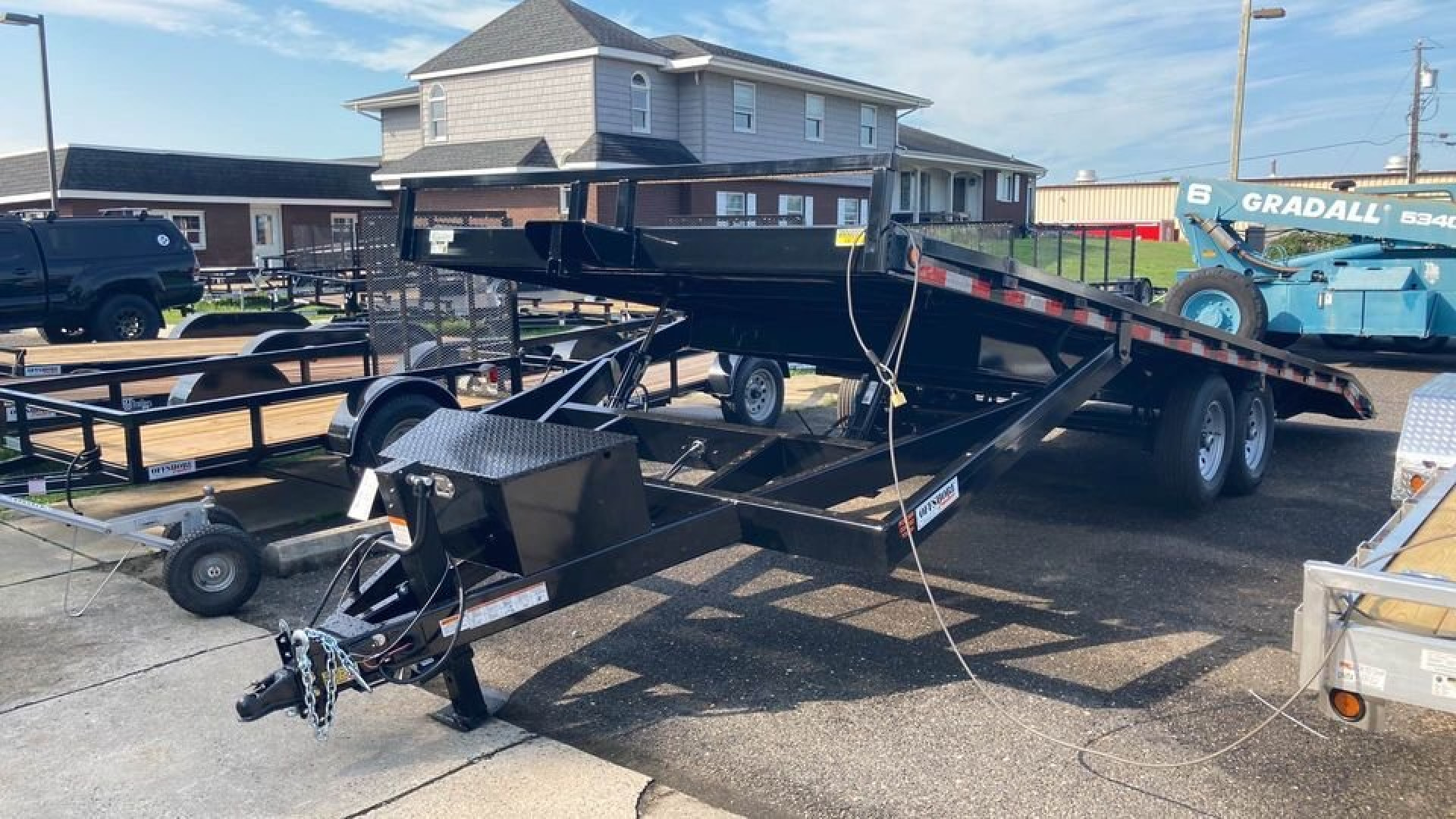 New 2025 Quality Steel and Aluminum 102x20+4 Equipment Trailer