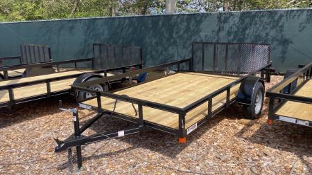 New 2026 P & T Trailers 6.5x12 Utility Trailer