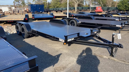 New 2026 P & T Trailers 18 steel deck Car Hauler