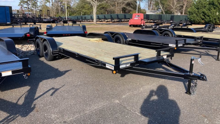 New 2026 P & T Trailers 20 wood deck Car Hauler
