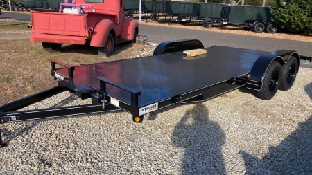 New 2026 P & T Trailers 18 steel deck Car Hauler