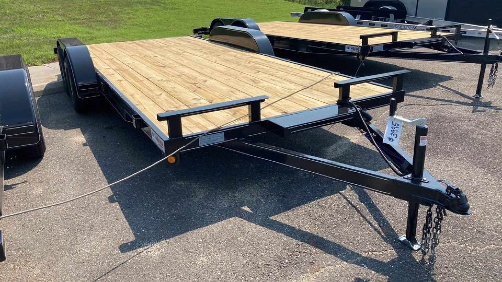 New 2024 P & T Trailers 18' wood deck Car Hauler