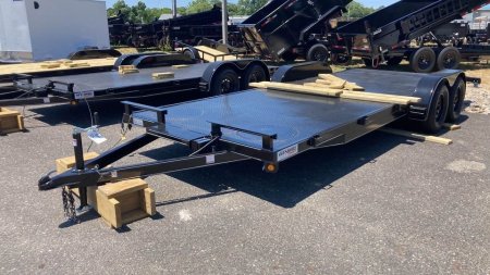 New 2024 P & T TRAILERS 20' steel deck Car Hauler
