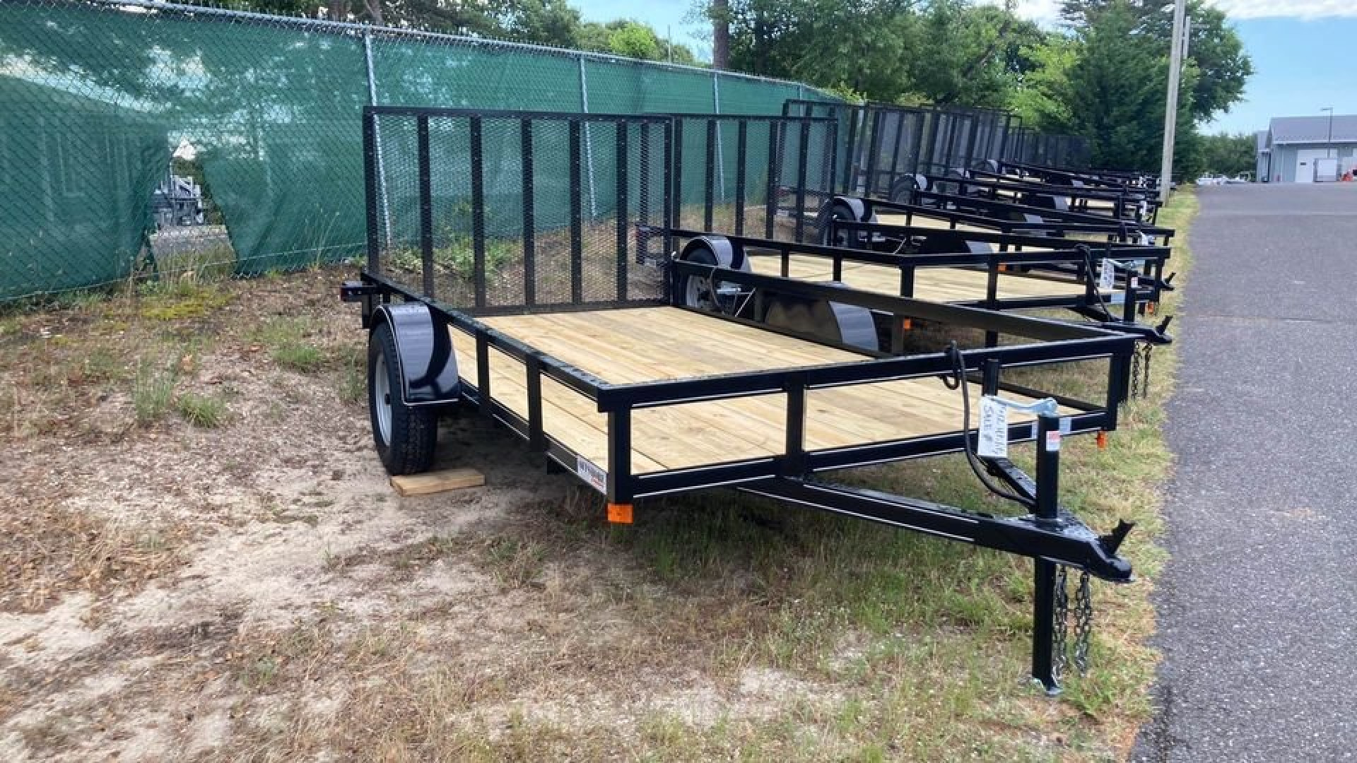 New 2024 P & T TRAILERS 6.5x12 Landscape Utility Trailer