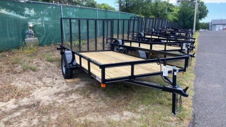 New 2024 P & T TRAILERS 6.5x12 Landscape Utility Trailer