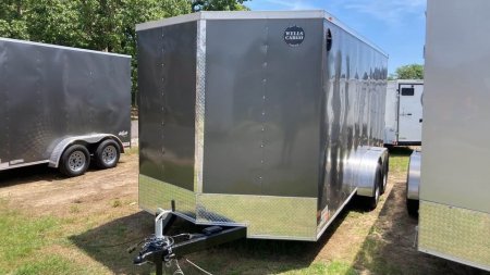 New 2024 Wells Cargo 7x16 Cargo / Enclosed Trailer