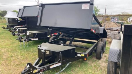 New 2025 Quality Steel and Aluminum 6x10 7k gvwr Dump Trailer