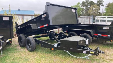 New 2025 Quality Steel and Aluminum 6x10 7k gvwr Dump Trailer