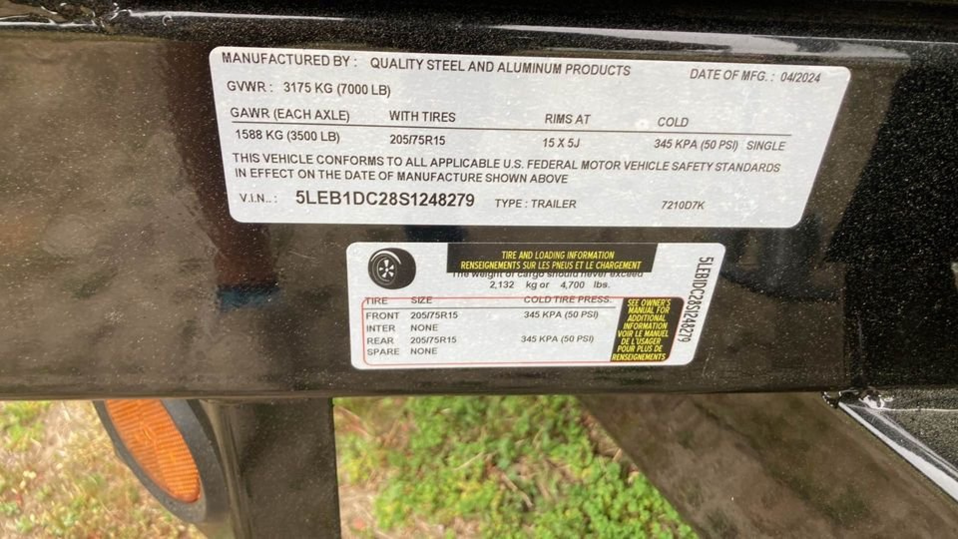 New 2025 Quality Steel and Aluminum 6x10 7k gvwr Dump Trailer