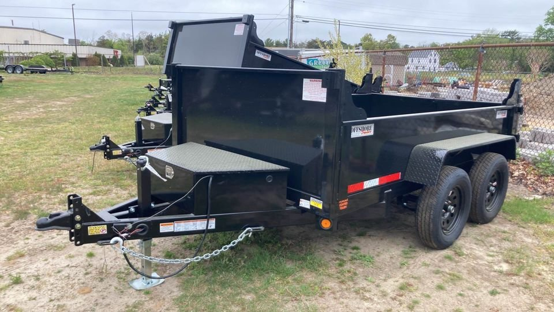 New 2025 Quality Steel and Aluminum 6x10 7k gvwr Dump Trailer
