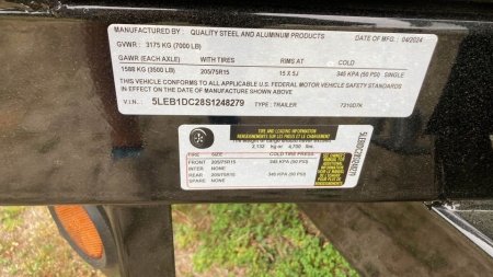 New 2025 Quality Steel and Aluminum 6x10 7k gvwr Dump Trailer