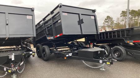 New 2026 Quality Steel and Aluminum 7x12 4' side Dump Trailer