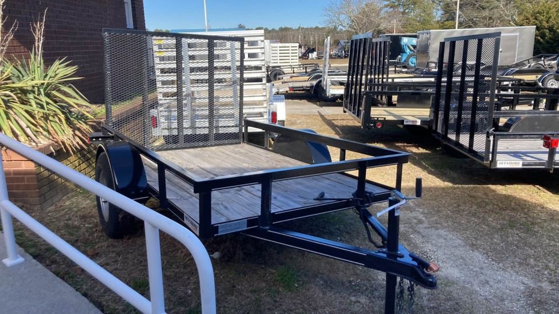 New 2023 P & T Trailers 5x8 utility Landscape Trailer
