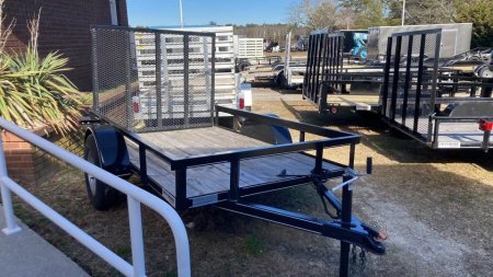 New 2023 P & T Trailers 5x8 utility Landscape Trailer