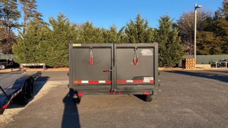 New 2026 Quality Steel and Aluminum 7x12 4' side Dump Trailer