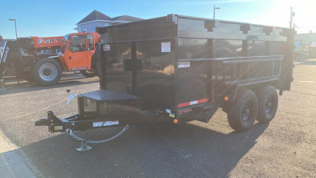 New 2026 Quality Steel and Aluminum 7x12 4' side Dump Trailer