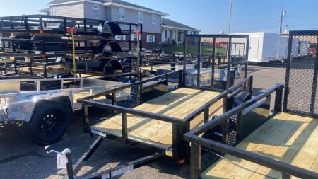 New 2024 Quality Steel and Aluminum  5x10 utility Landscape Trailer