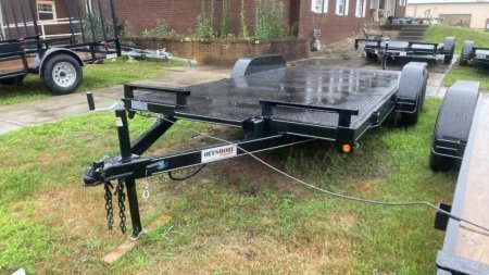 New 2023 P and T Trailers  82x18 steel deck Car Hauler