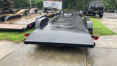 New 2023 P and T Trailers  82x18 steel deck Car Hauler