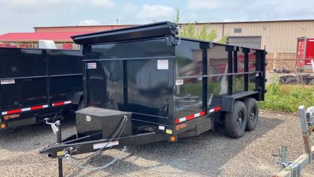 New 2027 Quality Steel and Aluminum 7x14 4' side Dump Trailer