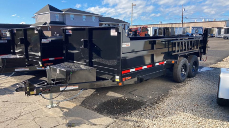 New 2026 Quality Steel and Aluminum 7x16 Dump Trailer