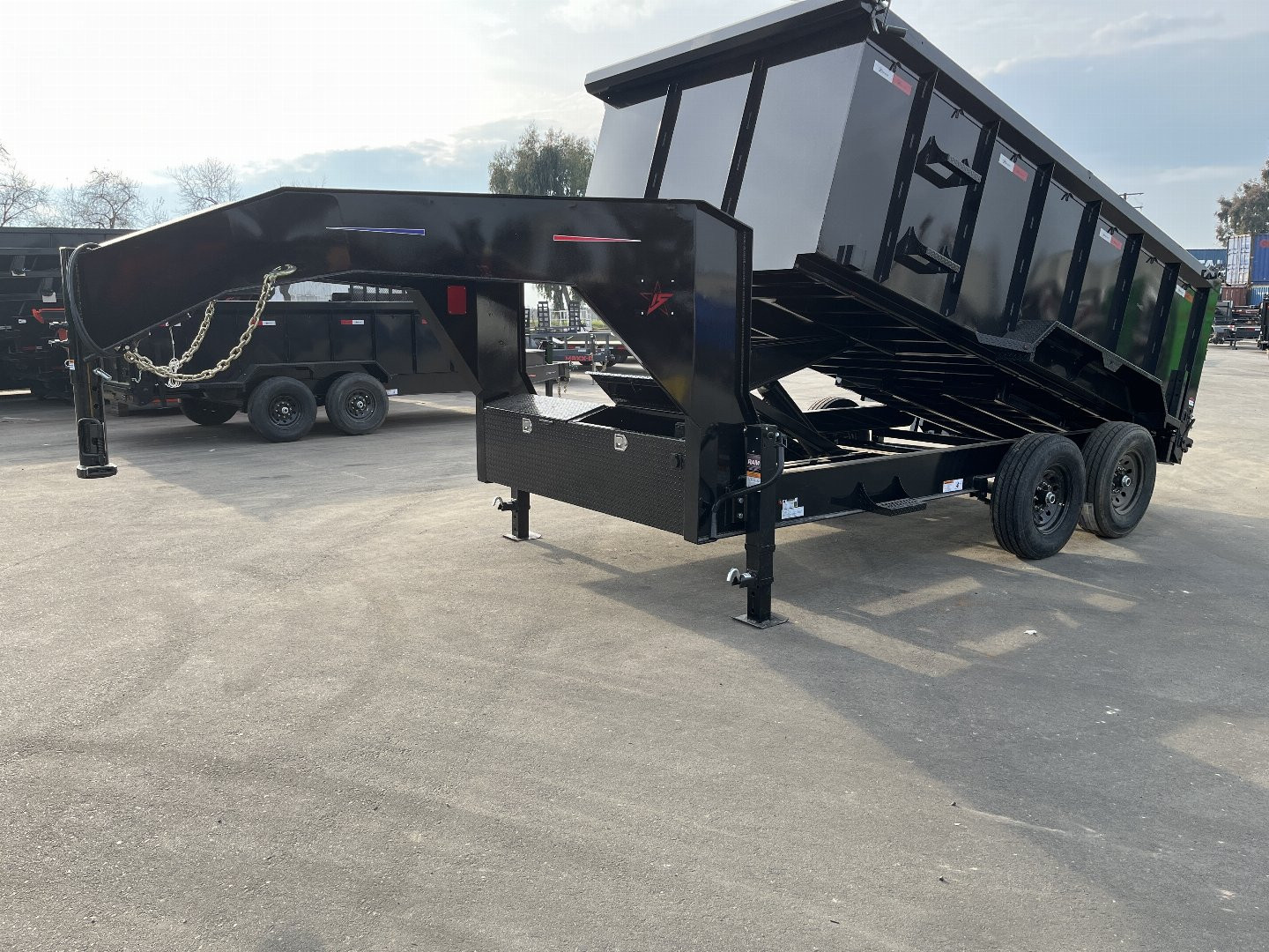 New 2025 Iron Star DT71448GN Dump Trailer