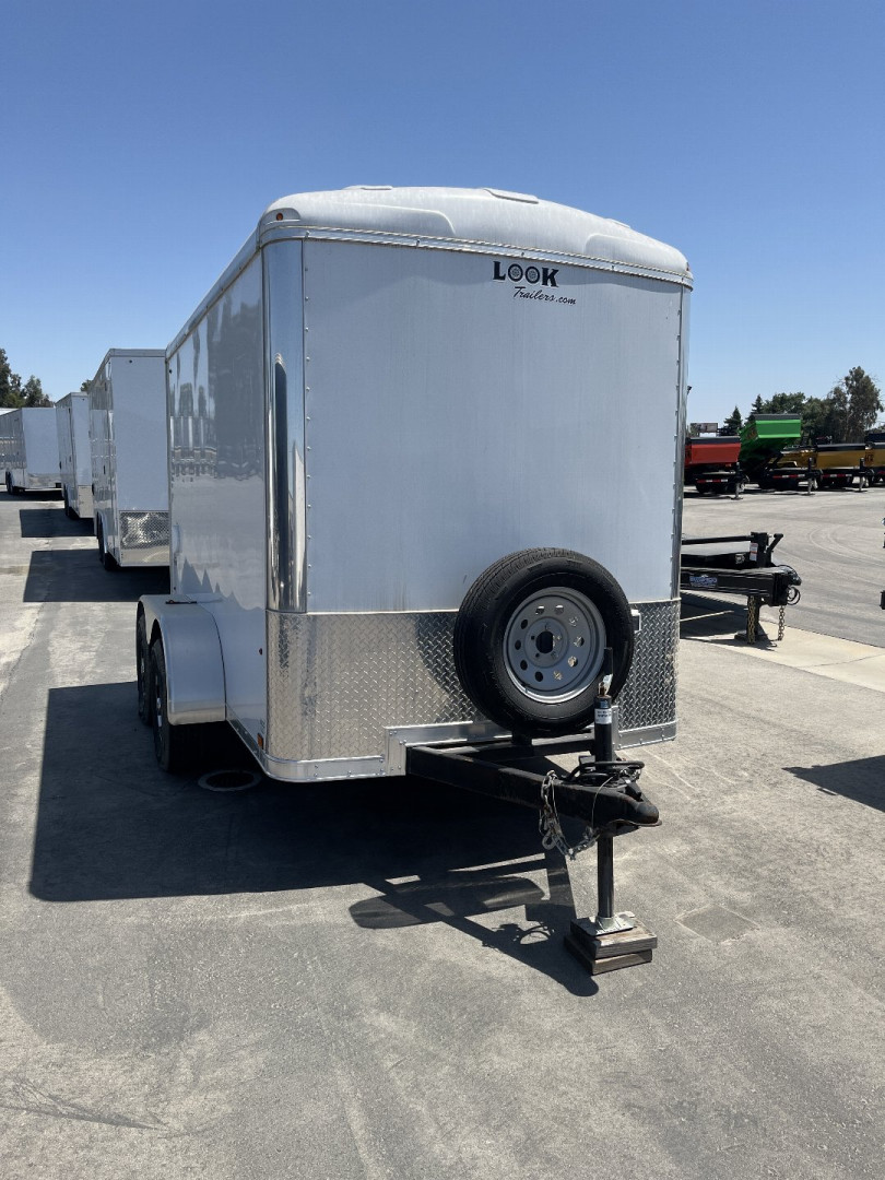 Used 2018 Look Trailers 6X10TE2 Cargo / Enclosed Trailer
