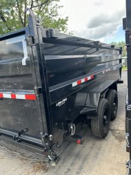 New 2025 PJ Trailers 16' x 83" Gooseneck Low Pro High Side Dump Trailer