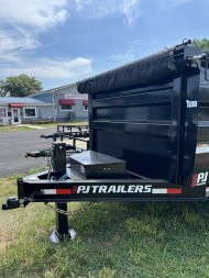 New 2025 PJ Trailers 14' Low Pro High Side Dump Trailer