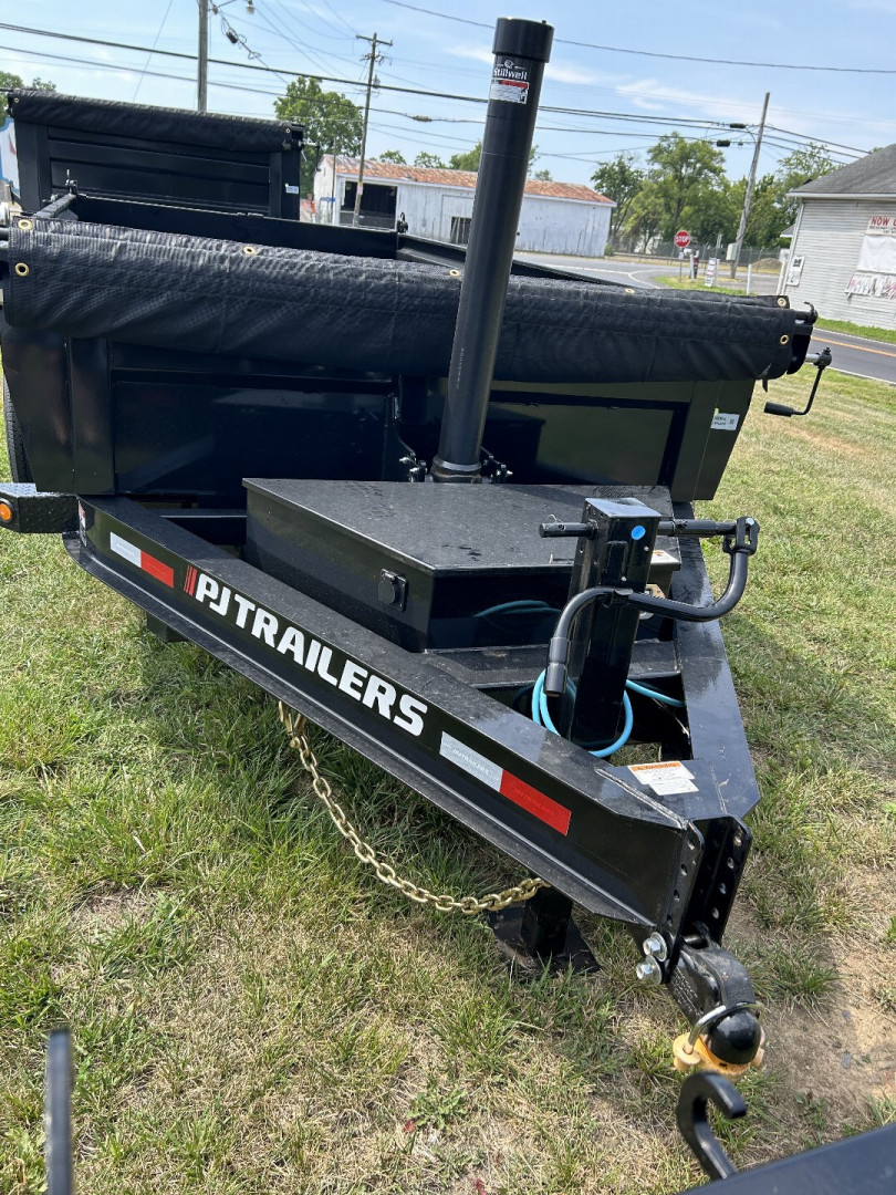 New 2025 PJ Trailers 14' TELESCOPIC Dump Trailer