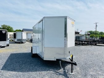 New 2025 Covered Wagon Trailers 6X12SA-VN-R-3K GVWR Cargo / Enclosed Trailer