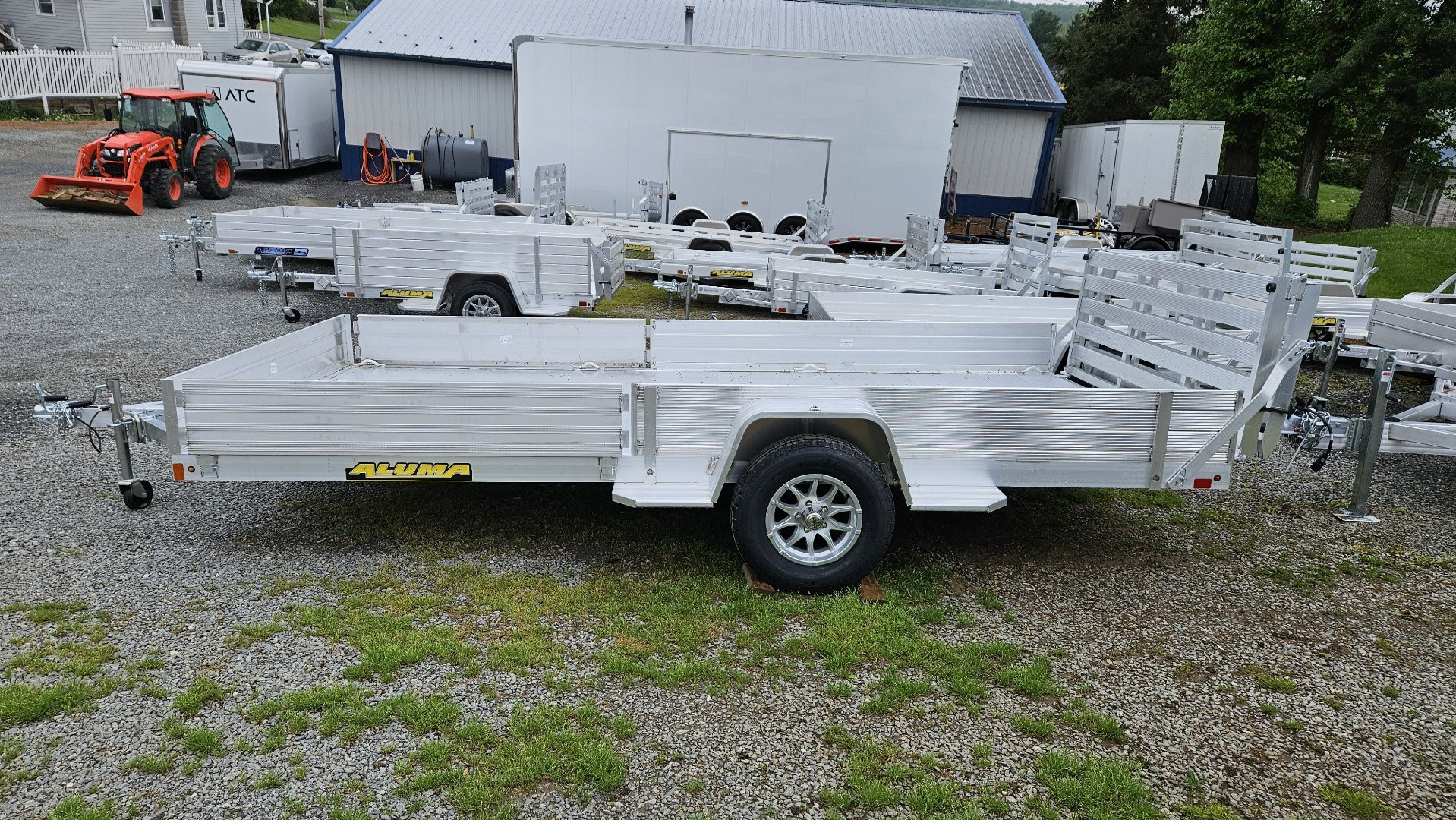 New 2026 ALUMA 81"X14S-R-BT-SR Utility Trailer