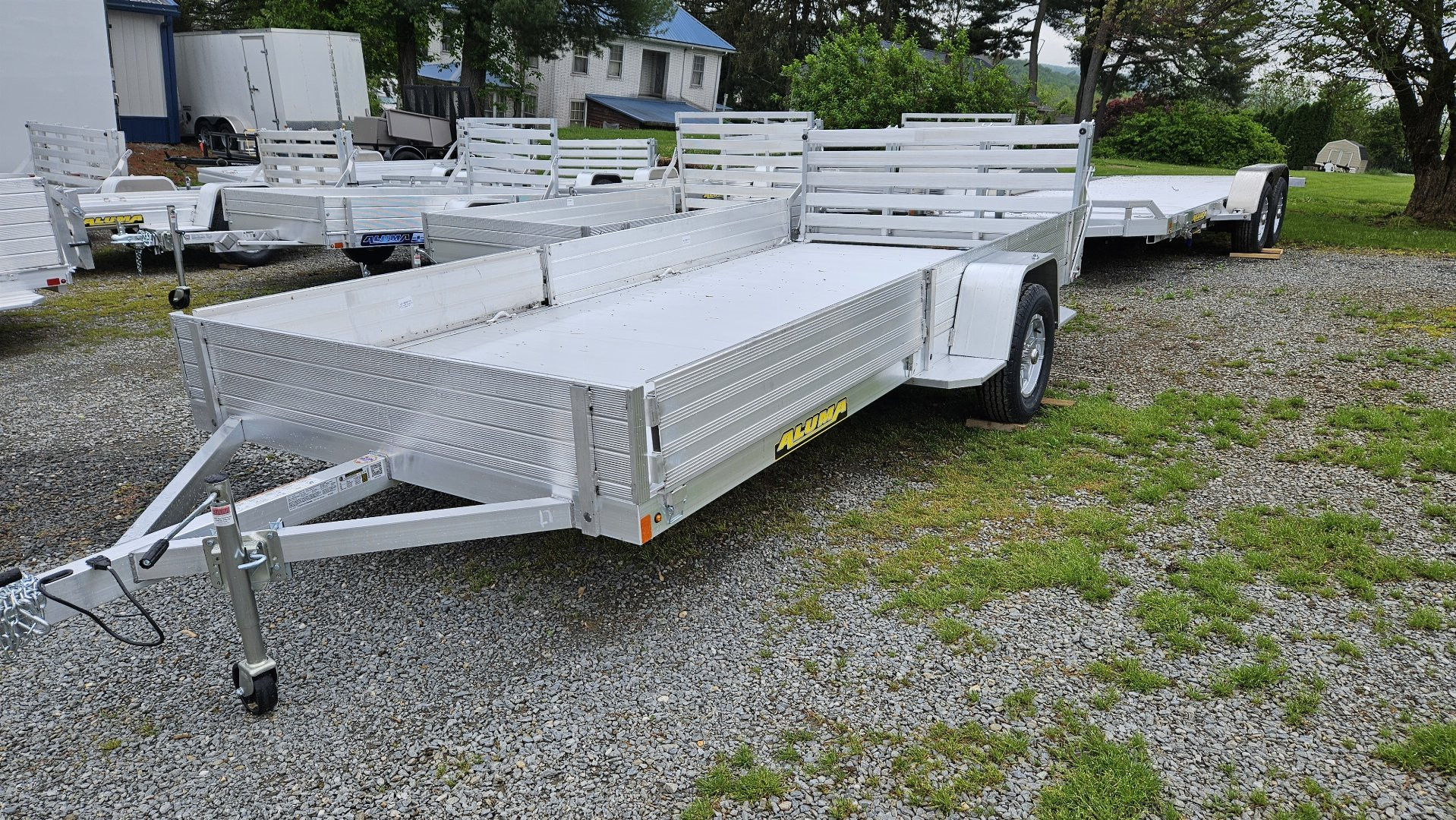 New 2026 ALUMA 81"X14S-R-BT-SR Utility Trailer