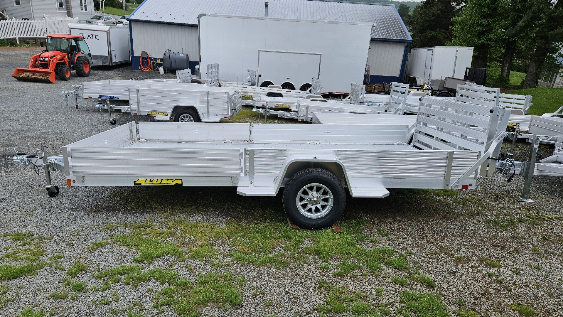 New 2026 ALUMA 81"X14S-R-BT-SR Utility Trailer