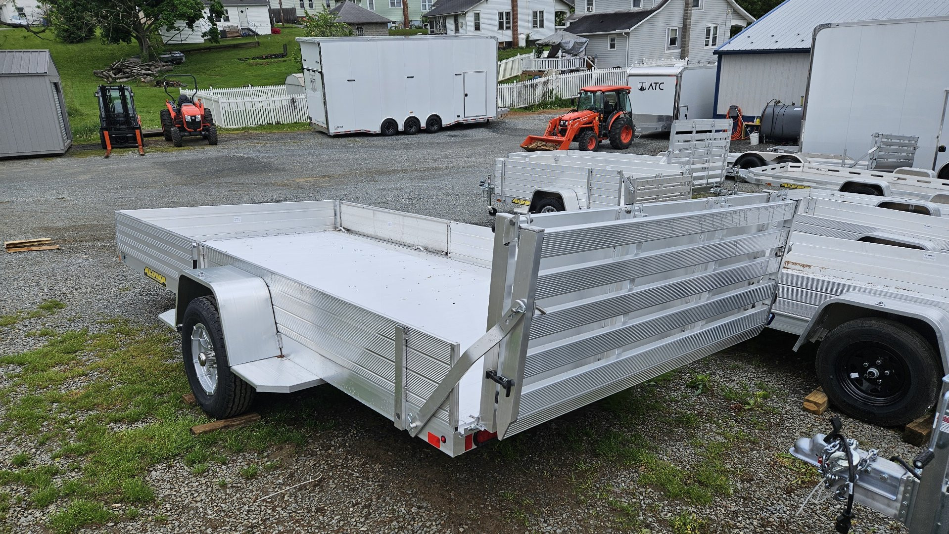 New 2026 ALUMA 81"X14S-R-BT-SR Utility Trailer