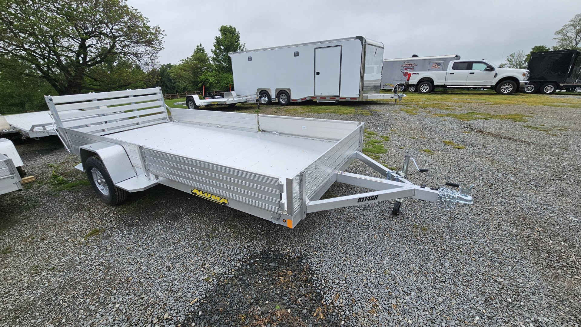 New 2026 ALUMA 81"X14S-R-BT-SR Utility Trailer