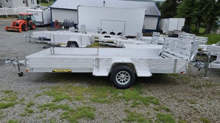 New 2026 ALUMA 81"X14S-R-BT-SR Utility Trailer