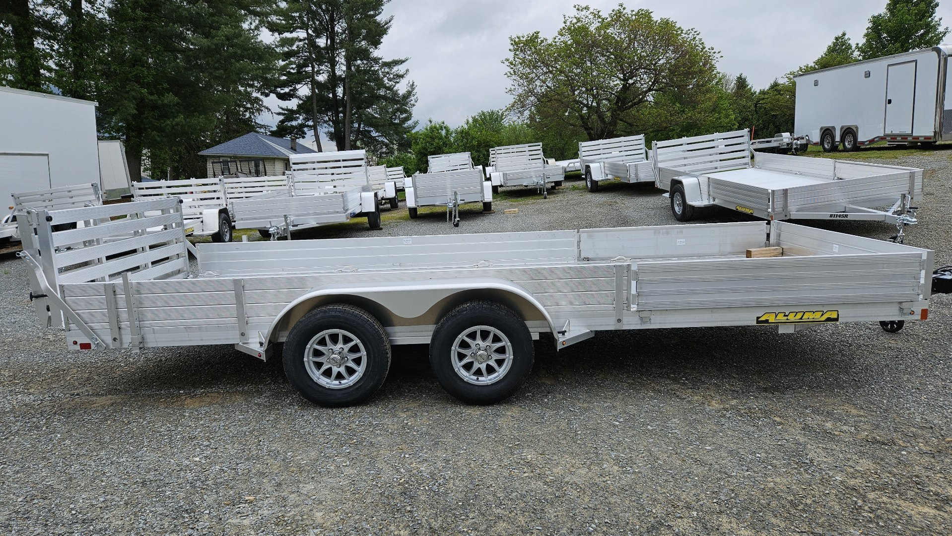 New 2026 ALUMA 81X18TA ATV Trailer