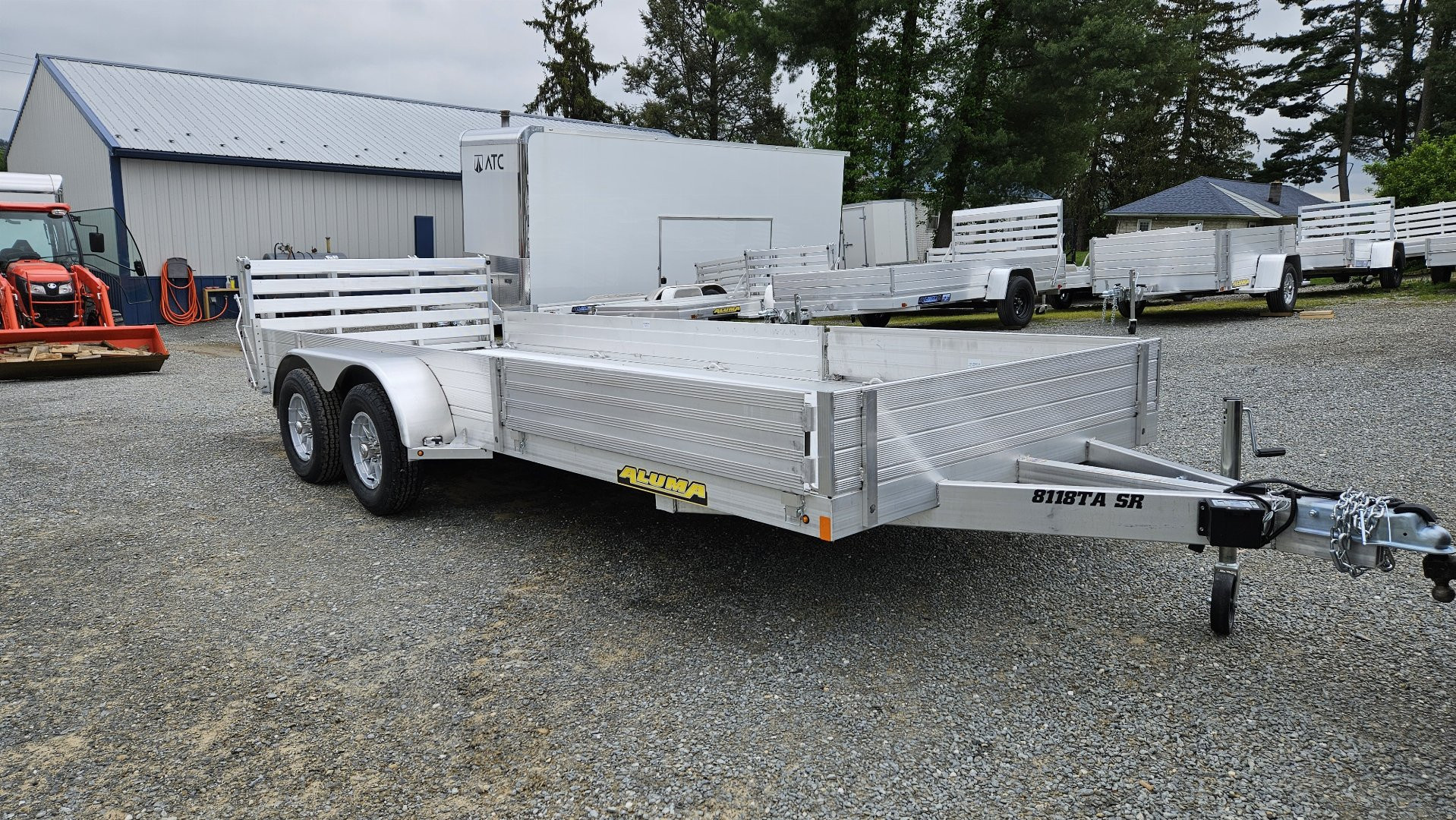 New 2026 ALUMA 81X18TA ATV Trailer