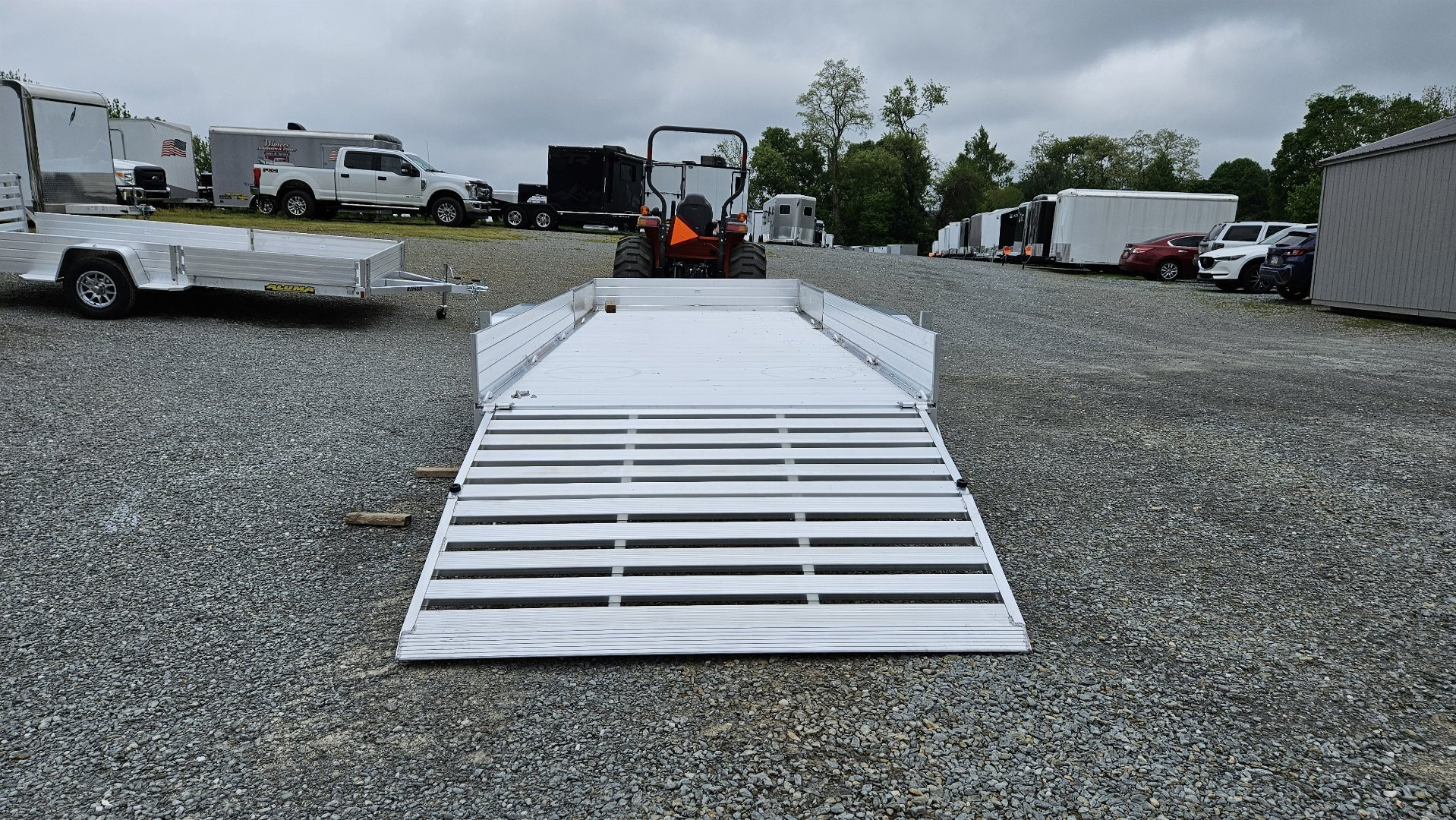 New 2026 ALUMA 81X18TA ATV Trailer