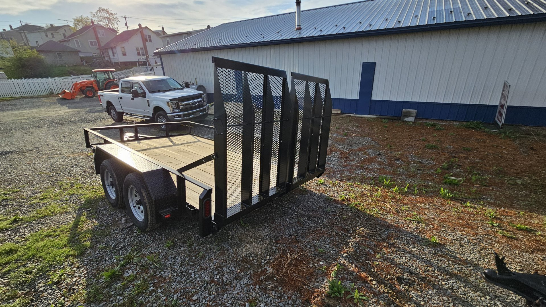 New 2025 PEQUEA 80X12TA Utility Trailer
